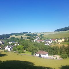 Blick vom Südwesten auf die Ortslage