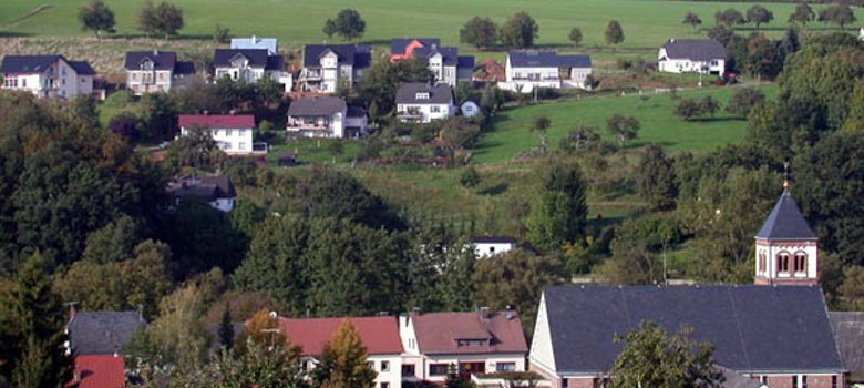 Blick auf die Ortsgemeinde Baustert