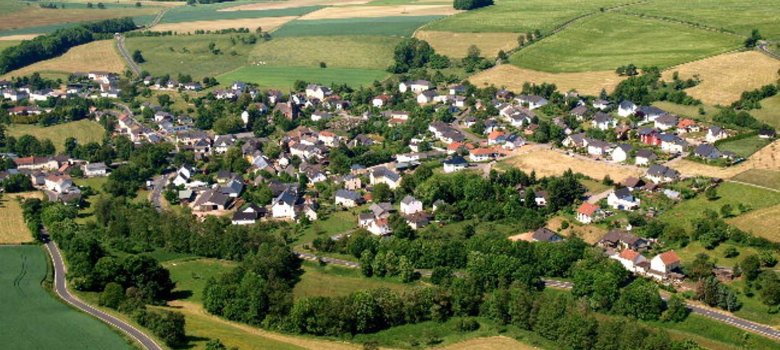 Blick auf die Ortsgemeinde Bickendorf