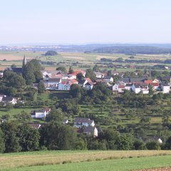 Blick auf die Ortsgemeinde Biersdorf am See