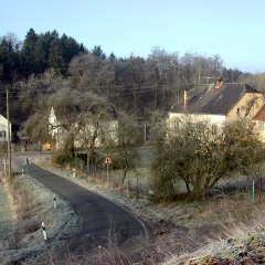 Ortseinfahrt Birtlingen an der Kreisstraße