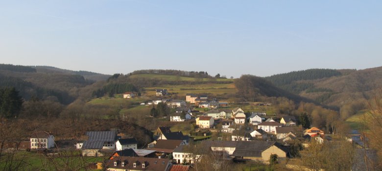 Blick auf die Ortsgemeinde Echtershausen