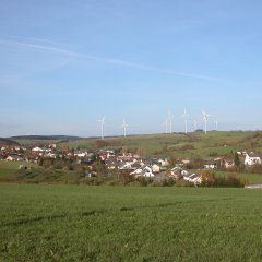 Blick auf die Ortsgemeinde Ehlenz