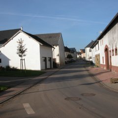 Straßenansicht in Ehlenz