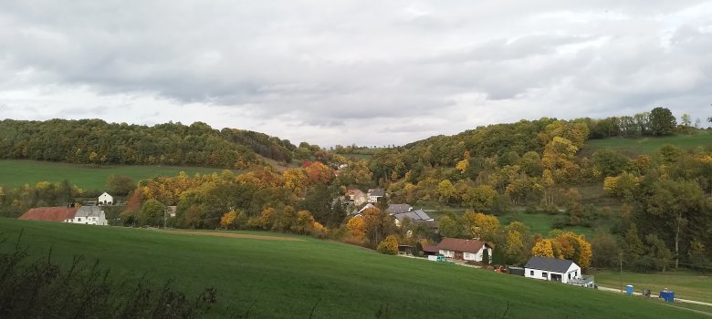 Blick auf die Ortsgemeinde Enzen