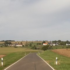Blick auf Feilsdorf aus südlicher Richtung