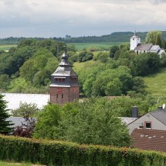 Gransdorf - Blick auf zwei Kirchen