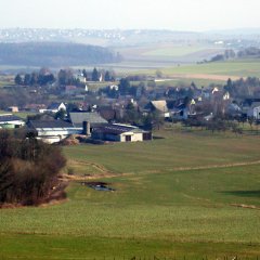 Fernblick auf die Ortslage Idesheim