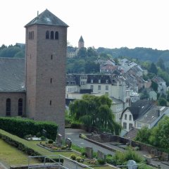 Friedhof Kyllburg mit Blick auf Stadt