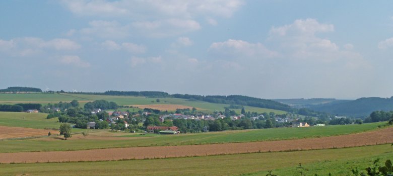 Blick auf die Ortsgemeinde Malbergweich