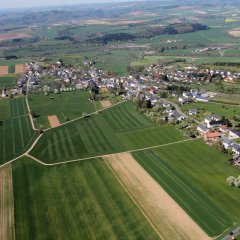Luftbild vom Ort Nattenheim aus dem Jahre 201