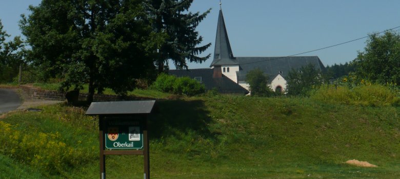 Blick auf die Ortsgemeinde Oberkail