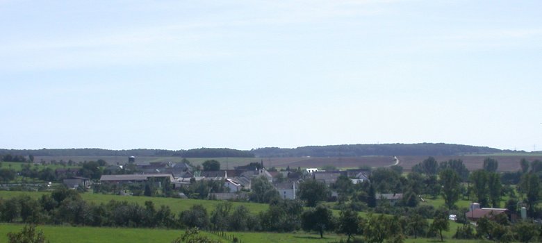 Blick auf die Ortsgemeinde Oberstedem