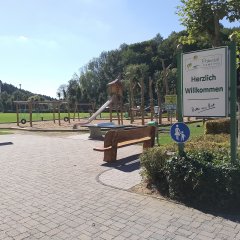 Spielplatz beim Campingplatz