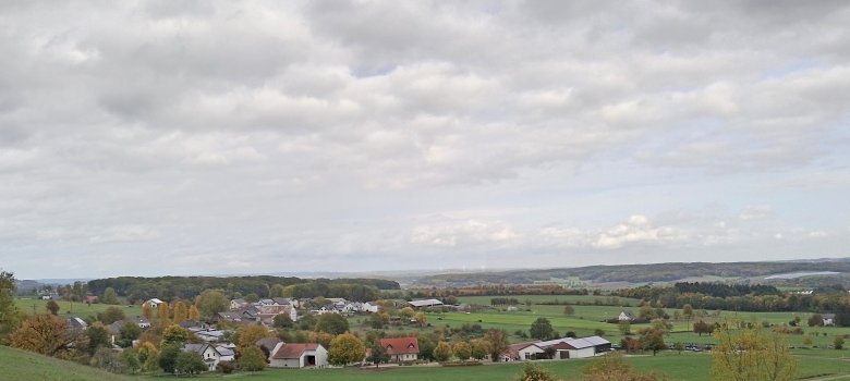 Blick auf die Ortsgemeinde Olsdorf