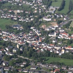 Ortslage aus der Vogelperspektive