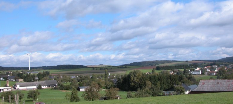 Blick auf die Ortsgemeinde Schleid