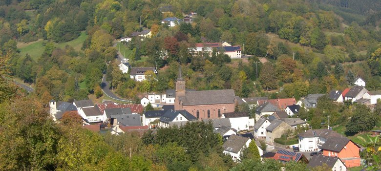 Fernblick auf die Ortsgemeinde Seffern