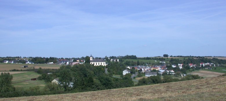 Fernblick auf die Ortslage