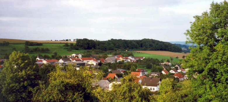 Fernblick auf die Ortslage