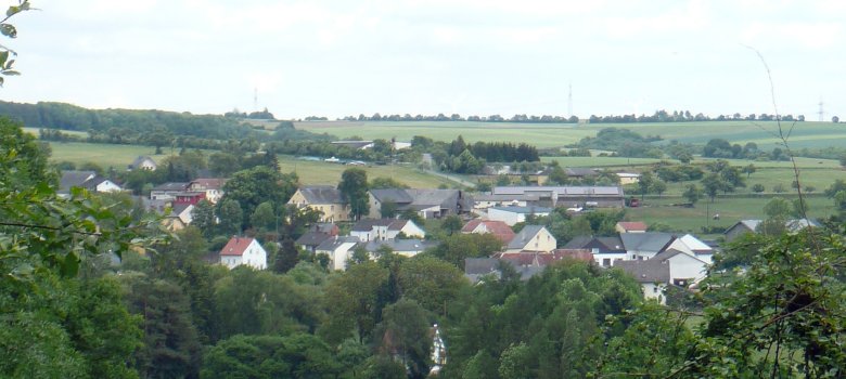 Fernblick auf die Ortslage