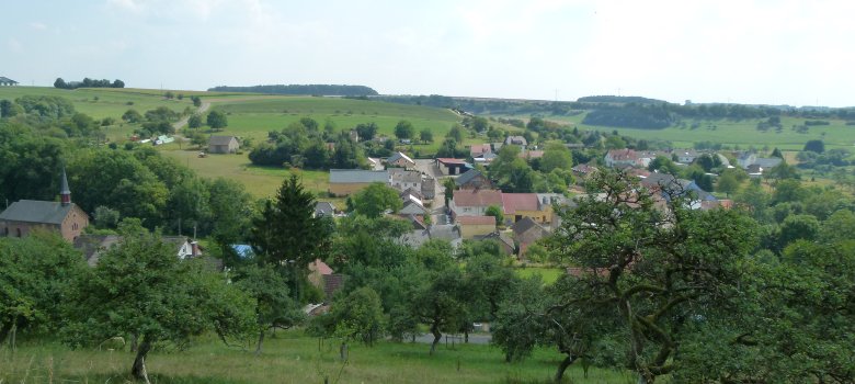 Fernblick auf die Ortslage