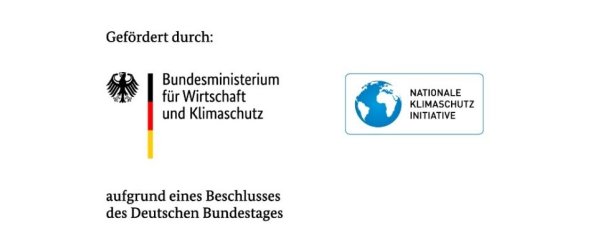 Gemeinsames Logo des Ministeriums und der Nationalen Klimaschutzinitiative - Bundesadler und blaue Weltkugel